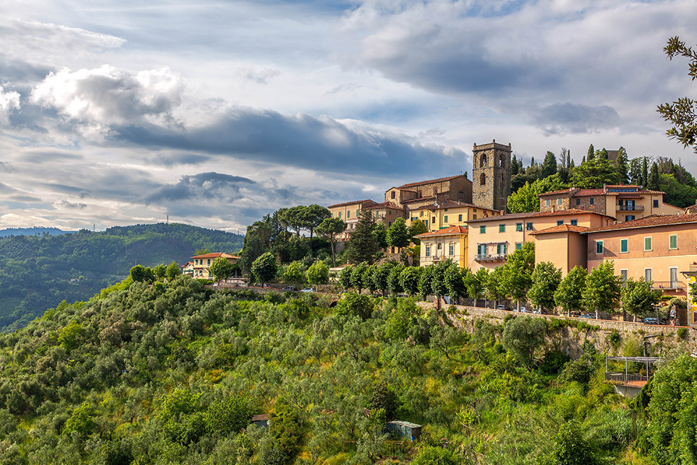 Natur og arkitektur p gruppereise til Toscana