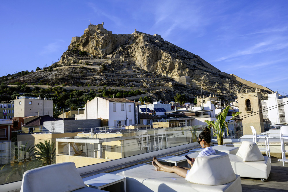 Alicante takterrasse Chill Out
